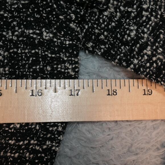 Chaps Nubby Sweater Dress Women 10 Knit Heather Black Cozy Autumncore Soft Girl - Picture 4 of 11